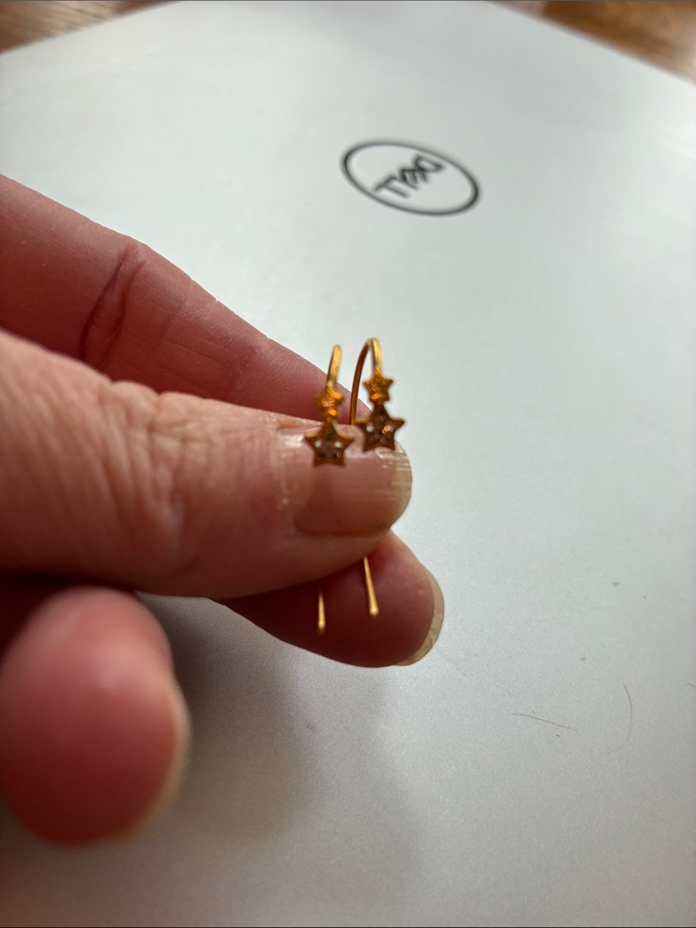 Satya  Gold Star Drop Earrings - Elegant Women Jewelry
